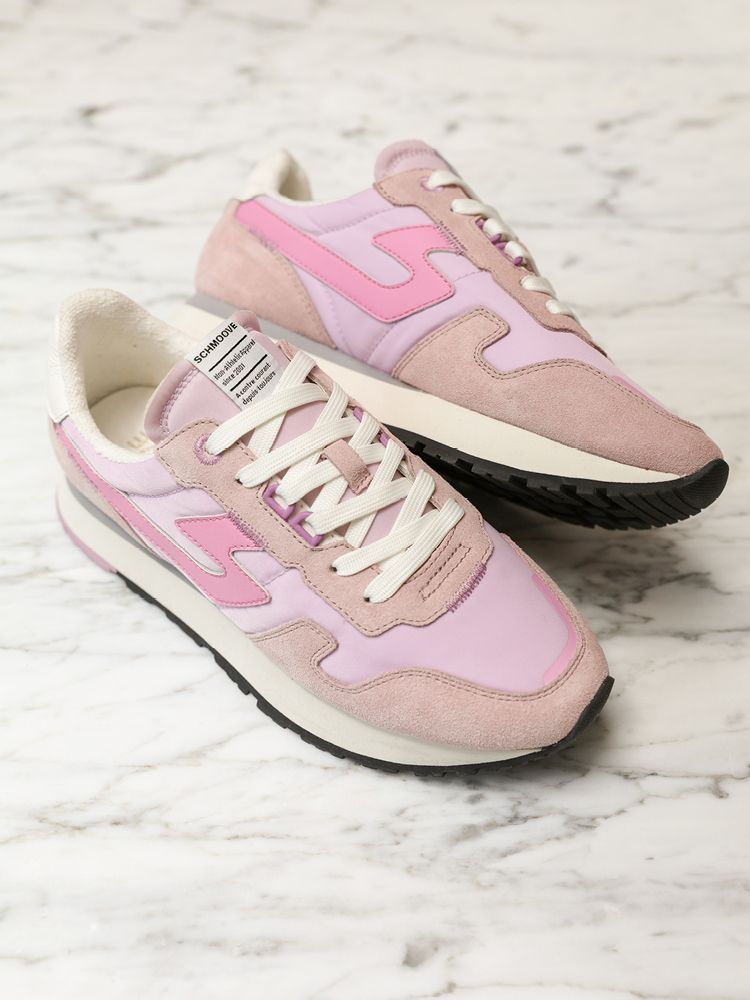ATHENE RUNNER W - SUEDE/NYL/NAPPA - PINK/LILAS/LITCHI